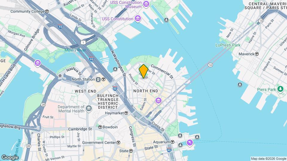 30 Sheafe St, Unit 7 Map and Location Details