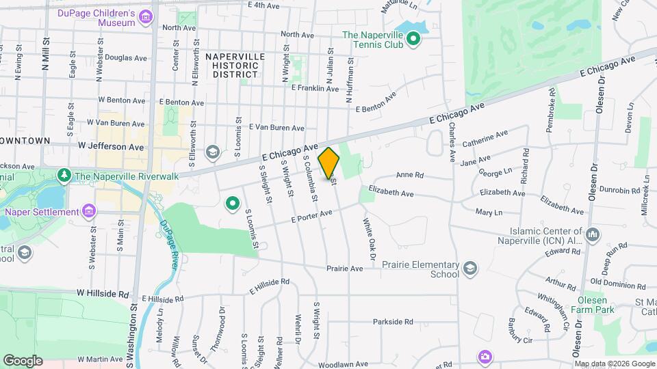 331 S Julian St Map and Location Details