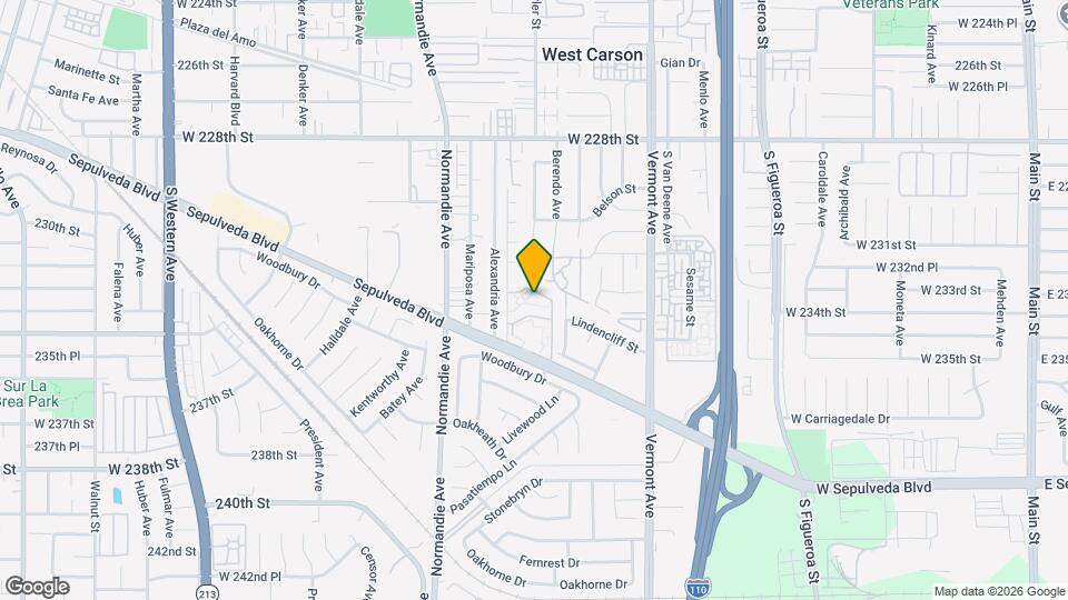 23300 Marigold Ave, Unit C103 Map and Location Details