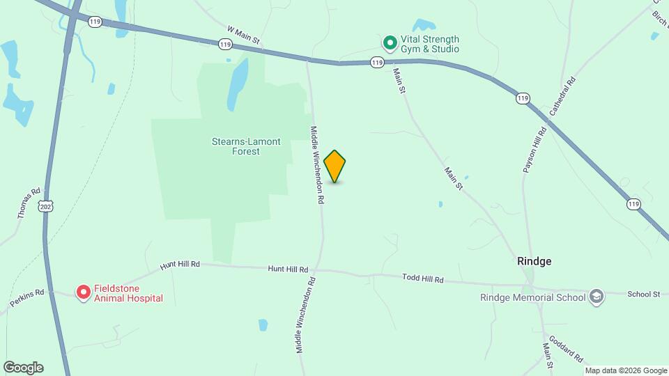 89 Middle Winchendon Rd Map and Location Details