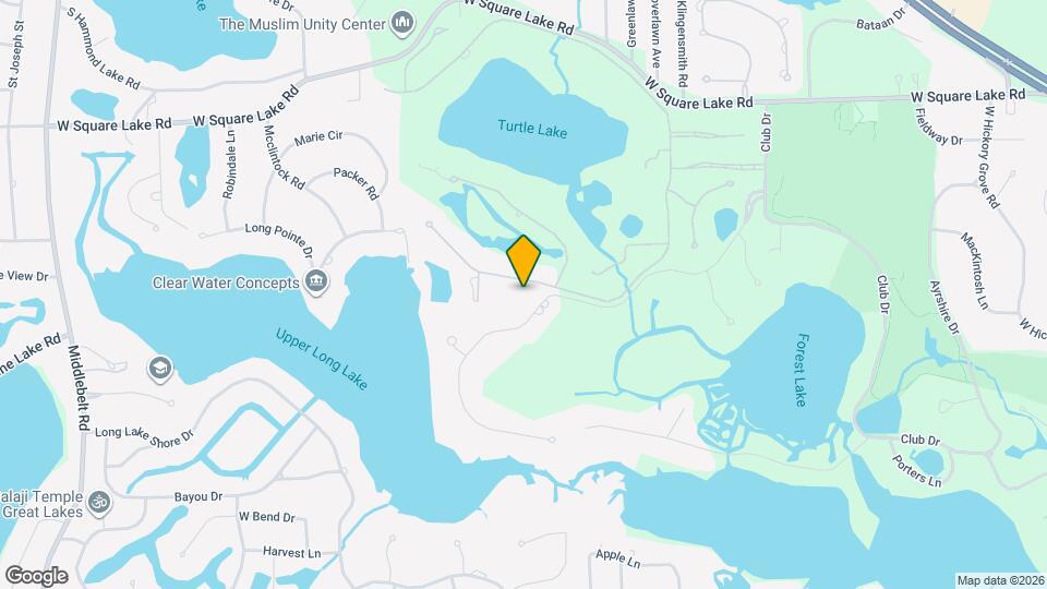 2707 Turtle Lk Dr Map and Location Details