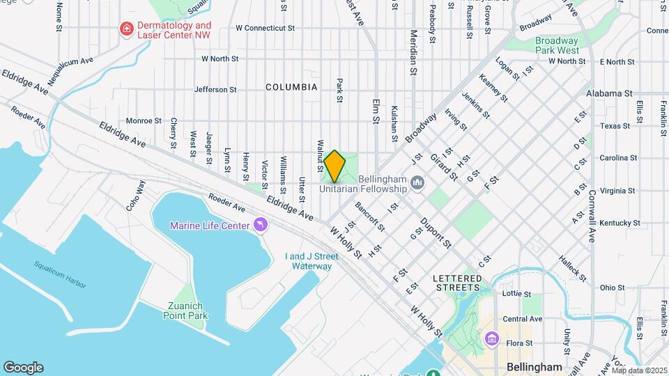 2123 Park St, Unit Columbia Neighborhood 4BR/2BA Mapa y Detalles de la Ubicación