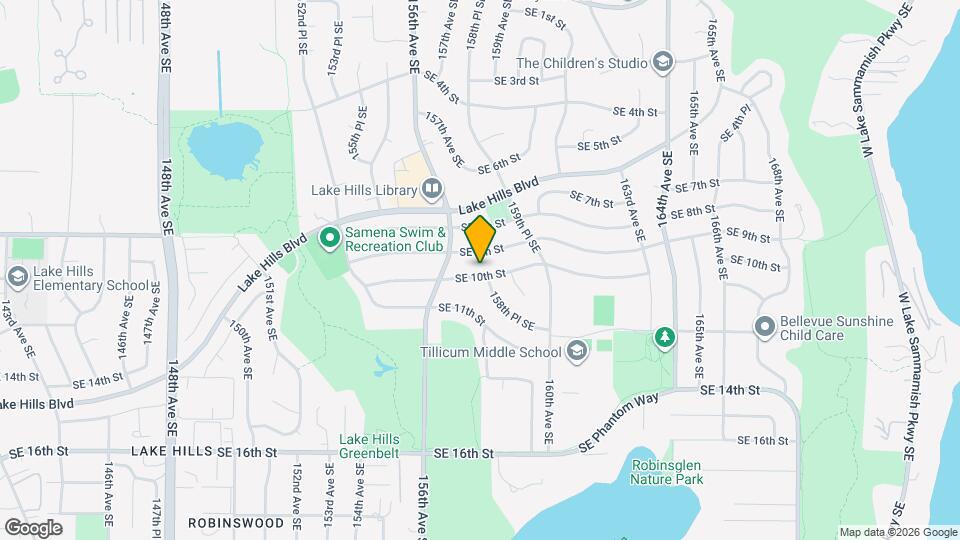 15632 SE 10th St Map and Location Details
