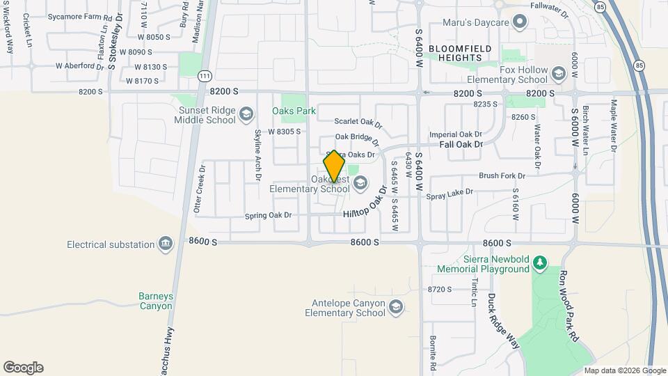 6623 Blue Iris Dr Map and Location Details