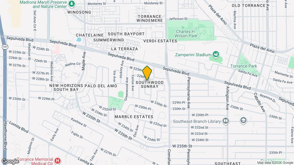 22618 Elm Ave Map and Location Details