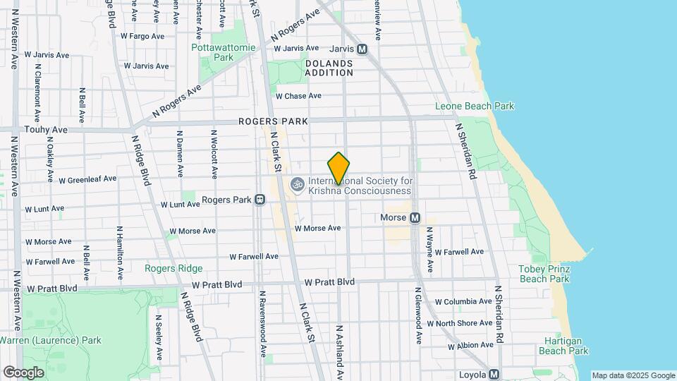 7010 N Ashland Mapa y Detalles de la Ubicación