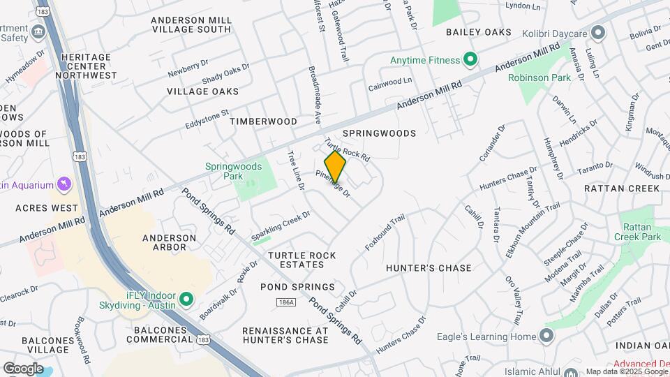 8801 Pineridge Dr Map and Location Details