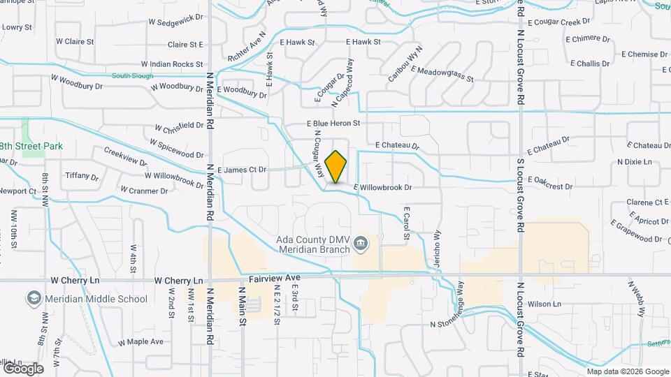 639 E Willowbrook Dr Map and Location Details
