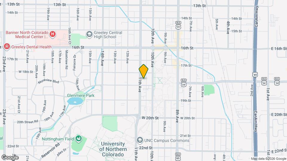 1822 11th Ave Mapa y Detalles de la Ubicación