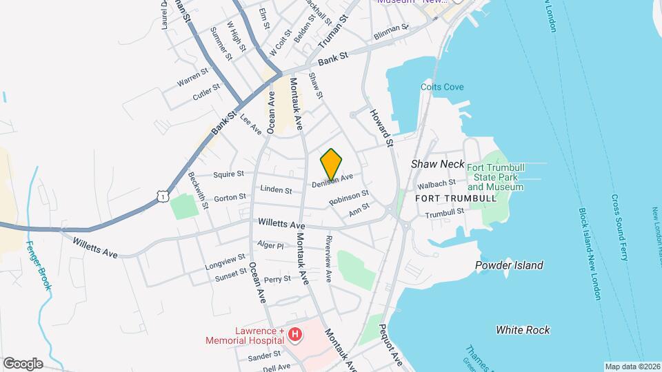 46 Denison Ave Map and Location Details