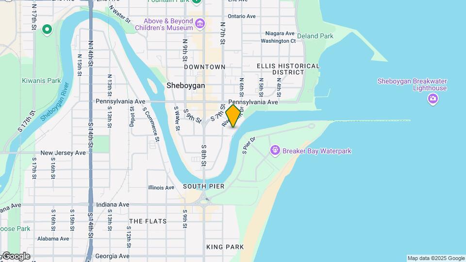 635 Riverfront Dr Map and Location Details