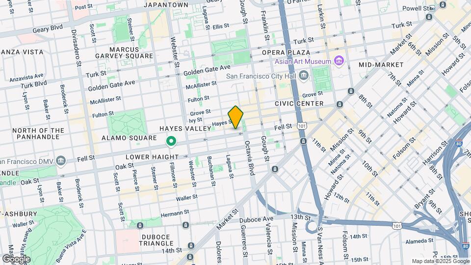 442 Fell St Mapa y Detalles de la Ubicación