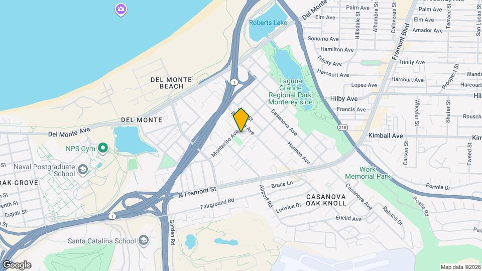 230 Montecito Ave Map and Location Details