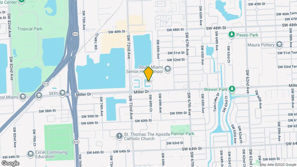 6950 SW 55th Terrace E Map and Location Details