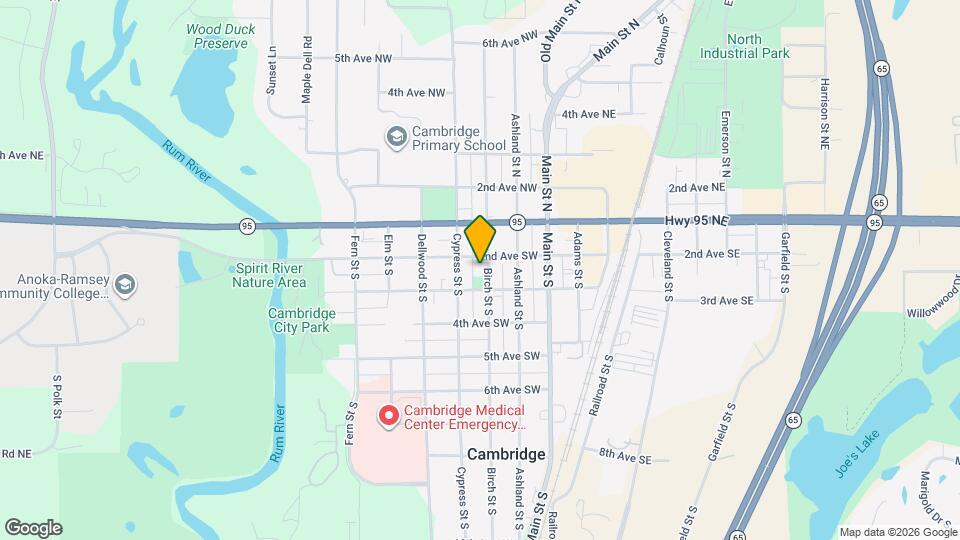 215 Birch St S, Unit #3 Mapa y Detalles de la Ubicación