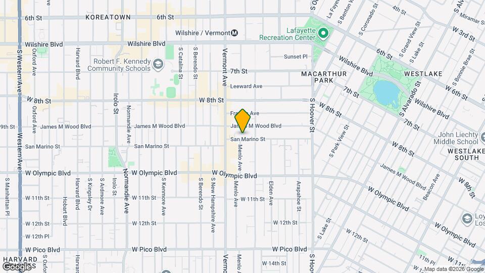 2837 San Marino St Map and Location Details