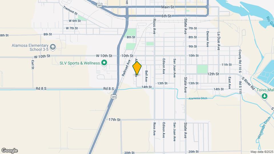 1200-1202 Alamosa Ave Map and Location Details