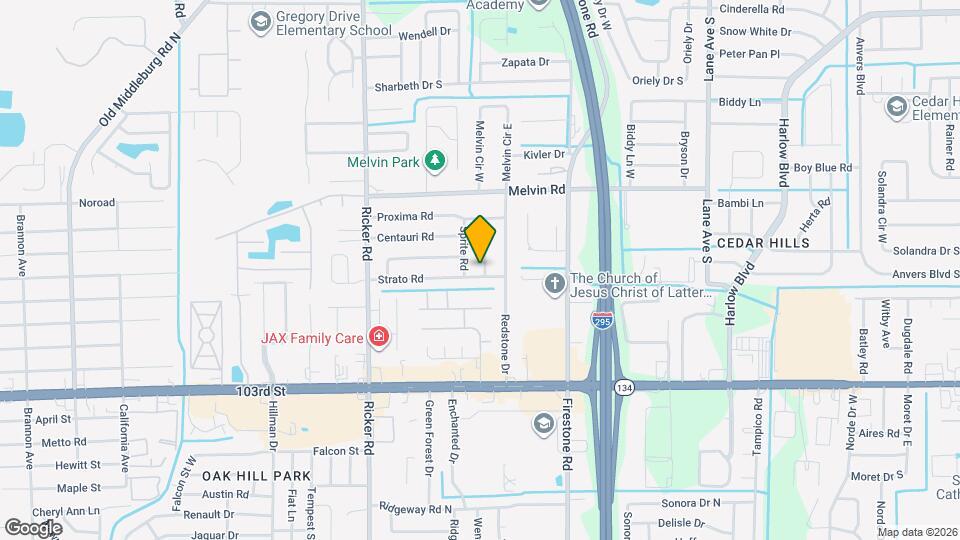 4836 Andromeda Rd Map and Location Details