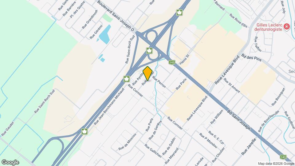 1200 Bernier Rue Map and Location Details