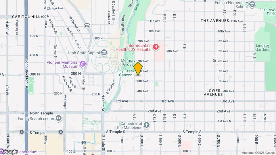 211 E 5th Ave, Unit 102 Map and Location Details