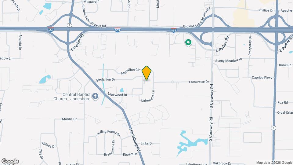 3606 Lakewood Dr Map and Location Details