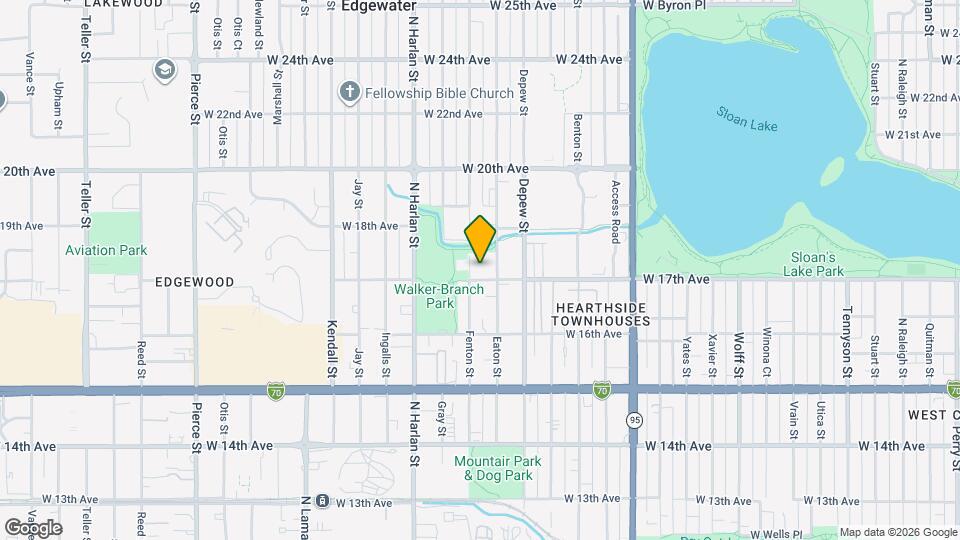 5757 W 17th Ave Map and Location Details