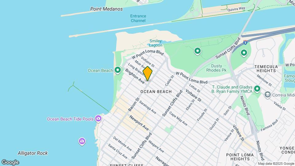 2110 Bacon St Map and Location Details