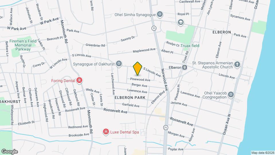 239 Pinewood Ave Map and Location Details