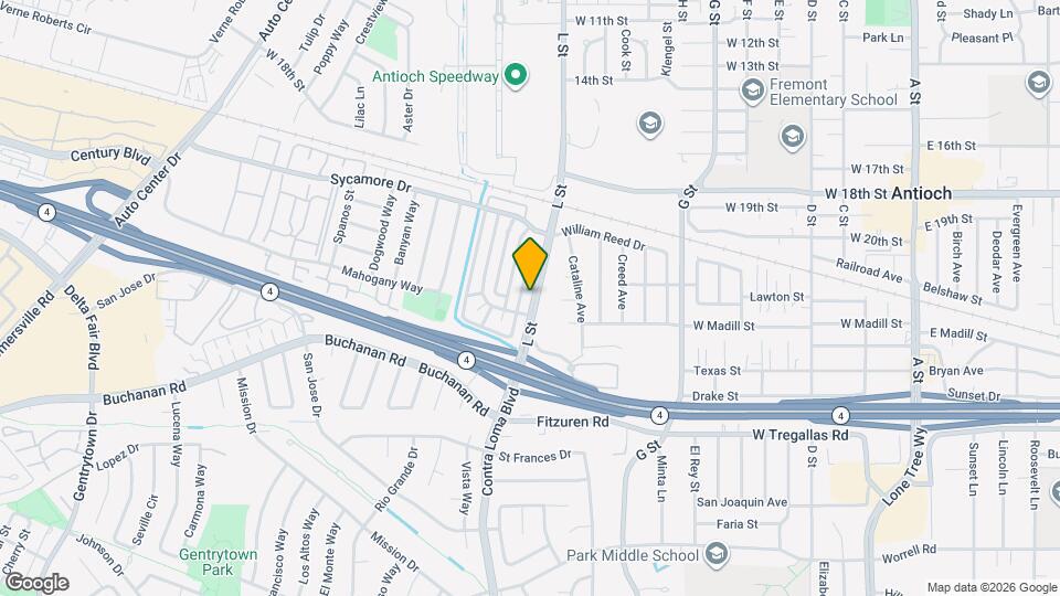 2308 L St Map and Location Details