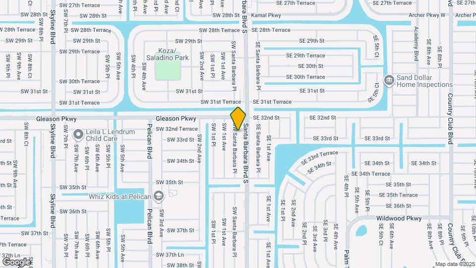 3221 SW Santa Barbara Pl Map and Location Details