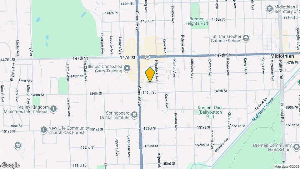 14837 Keating Ave Map and Location Details