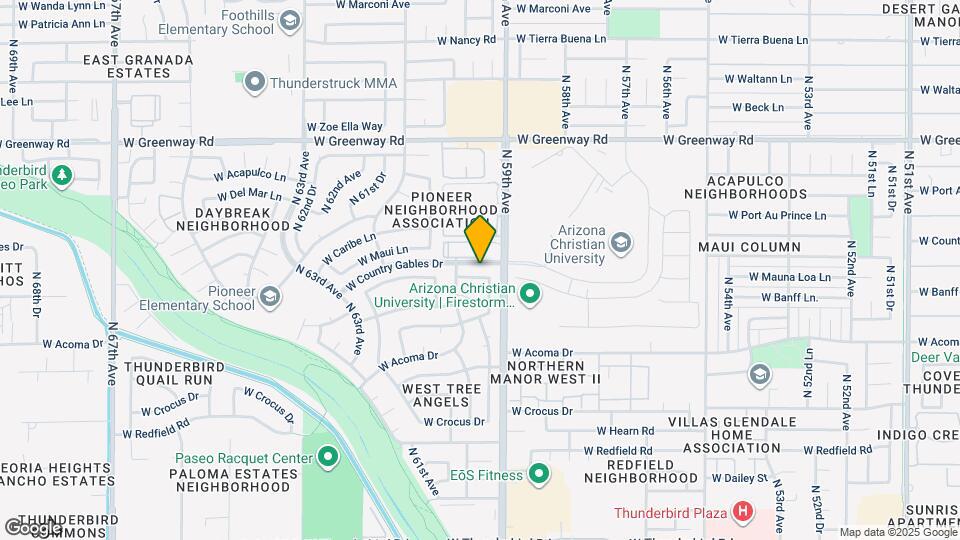 5922 W Mauna Loa Ln Mapa y Detalles de la Ubicación