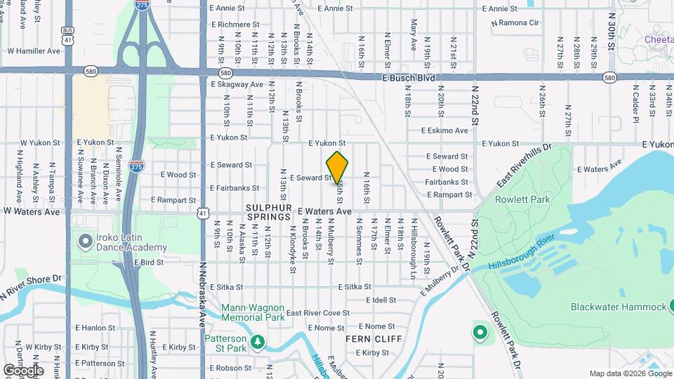 8412 N 15th St Mapa y Detalles de la Ubicación