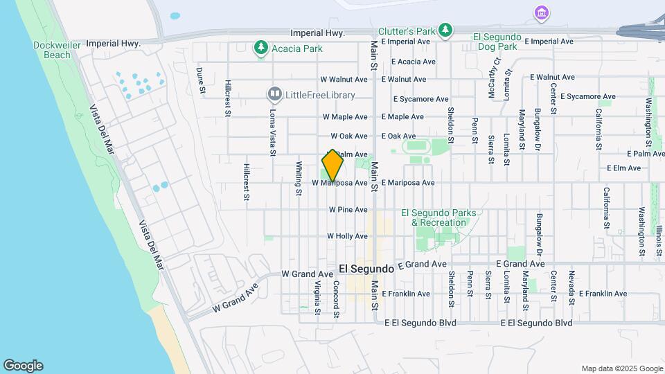 302 W Mariposa Ave Map and Location Details
