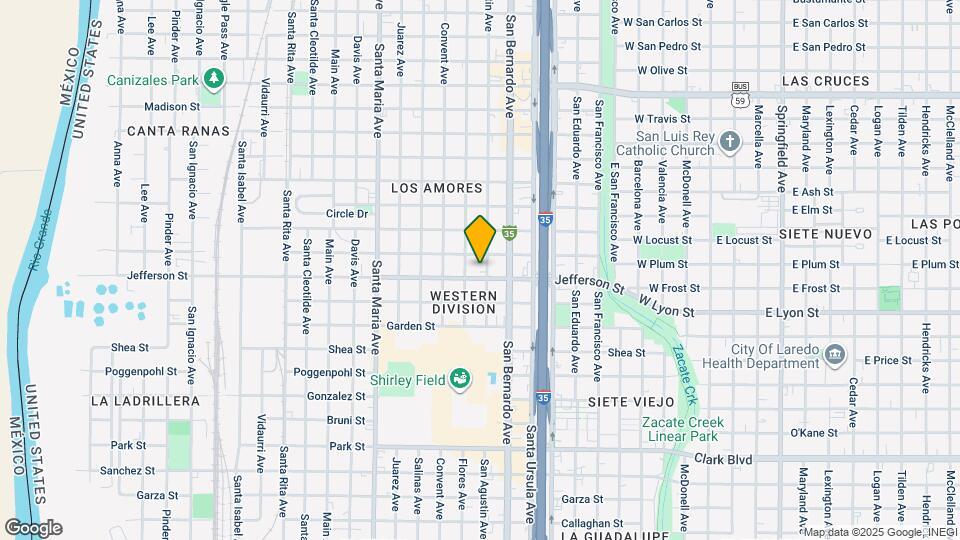 2704 San Agustin Ave Map and Location Details