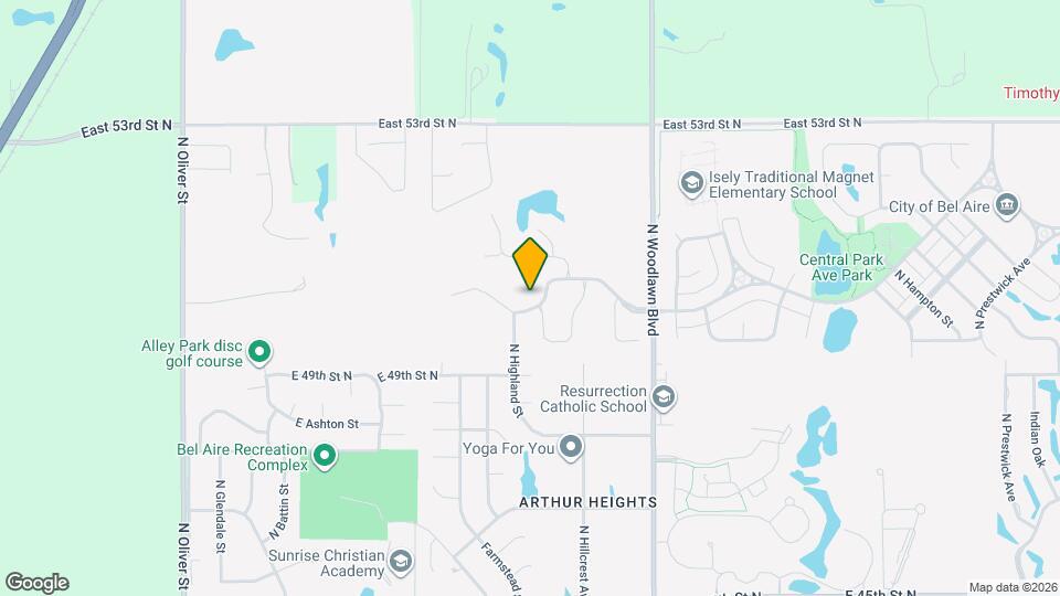 5864 E Central Park Ave Map and Location Details