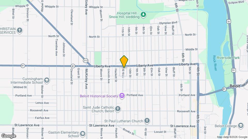 1045 11th St Mapa y Detalles de la Ubicación