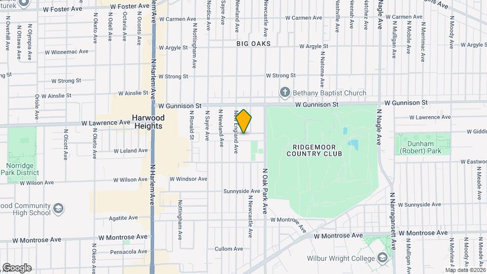 6853 W Leland Ave, Unit Garden Map and Location Details