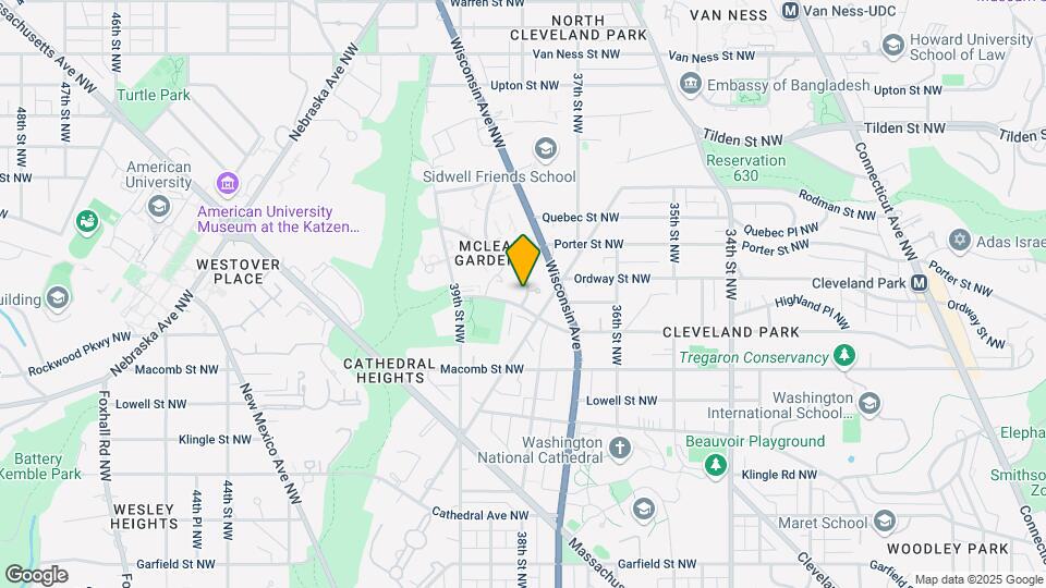 3420 38th St NW Map and Location Details