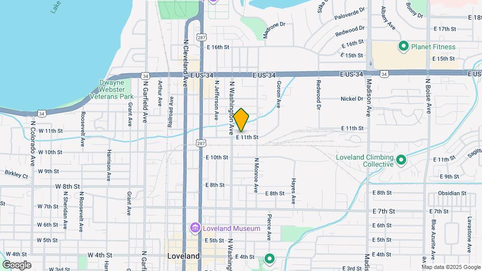 533 E 11th St Map and Location Details