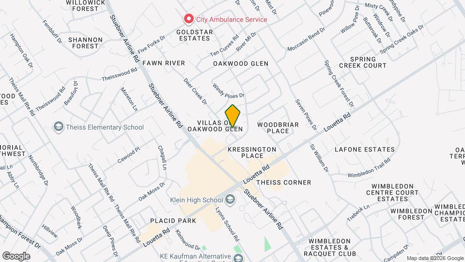 7115 Falling Waters Dr Map and Location Details