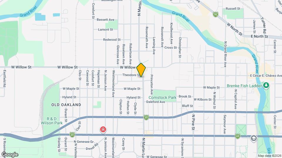 1129 N Martin Luther King Jr Blvd Map and Location Details