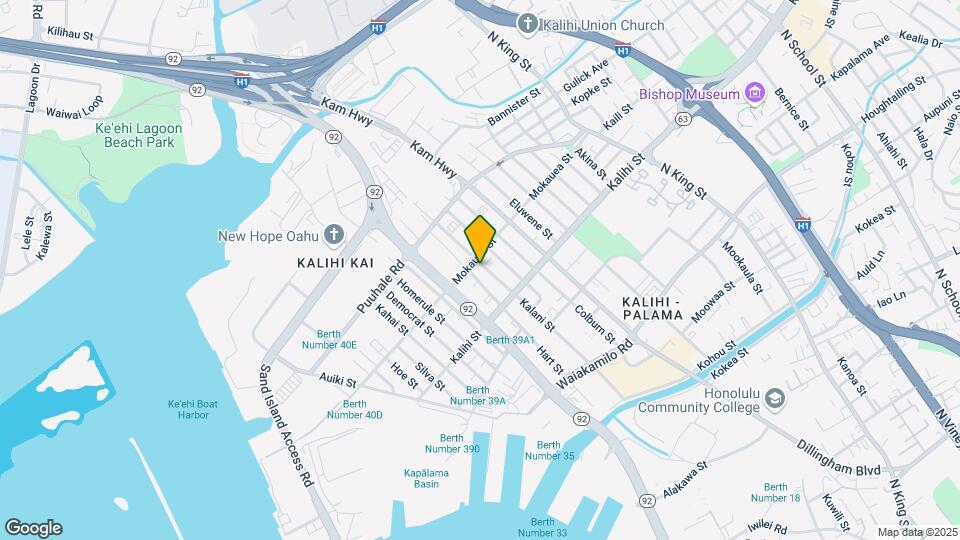 1823 Kalani St Map and Location Details