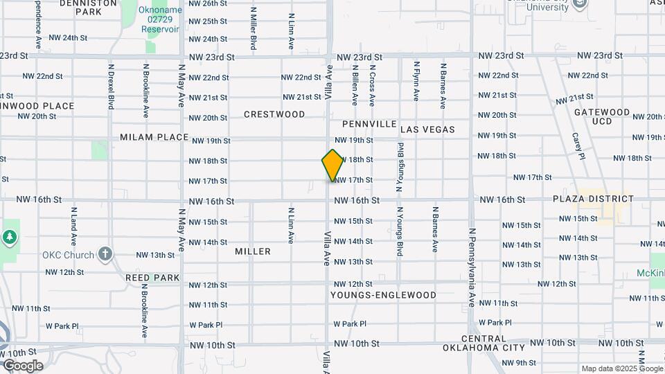 1716 N Villa Ave Map and Location Details
