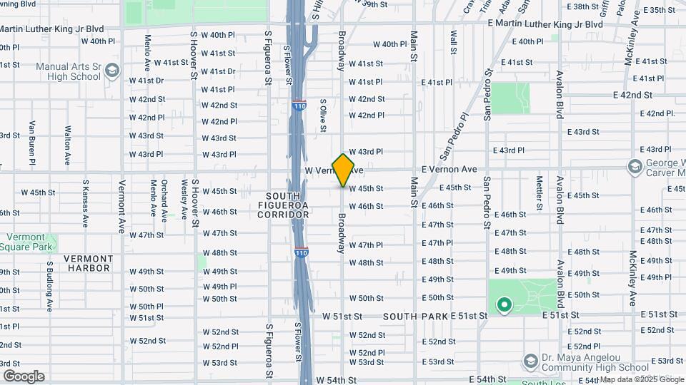 4502 S Broadway Map and Location Details