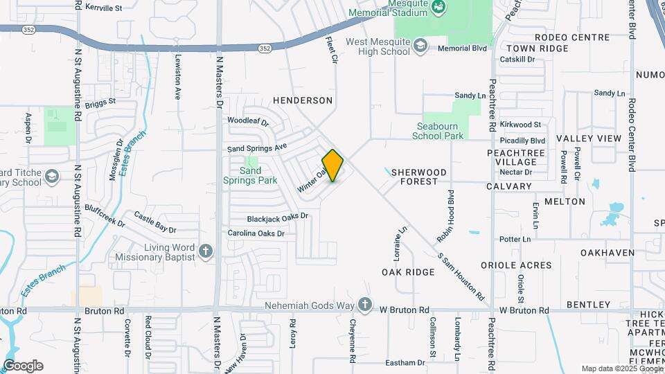 10611 Woodleaf Dr Map and Location Details