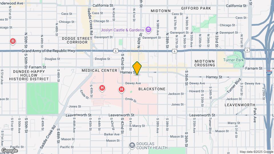 414 S 40th St Map and Location Details