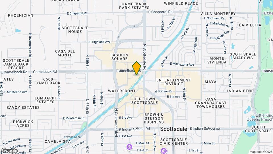 7181 E Camelback Rd-Unit -1007 Map and Location Details