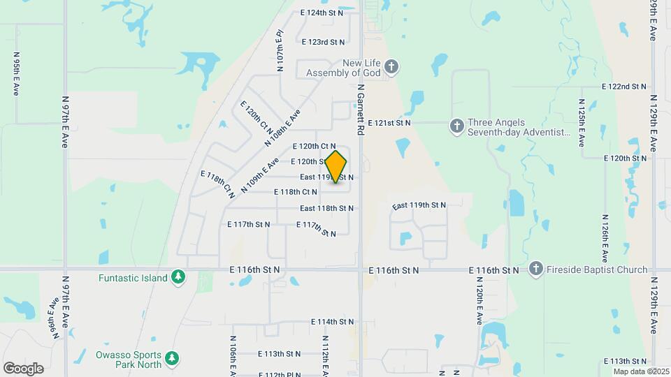 11107 E 118th Ct N Map and Location Details