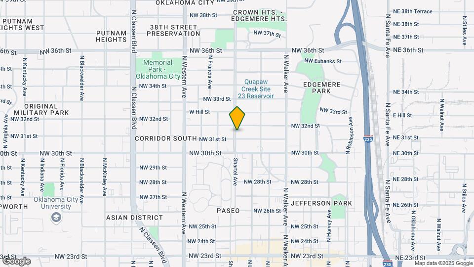3208 N Shartel Ave Mapa y Detalles de la Ubicación